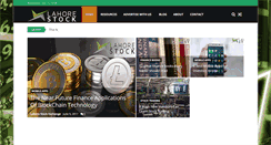Desktop Screenshot of lahorestock.com